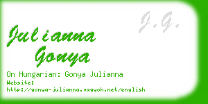 julianna gonya business card